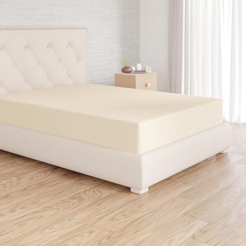 Amazon Basics Spannbettlaken – Mikrofaser Spannbetttuch 150 x 200 x 30 cm (für Matratzen bis 30 cm)