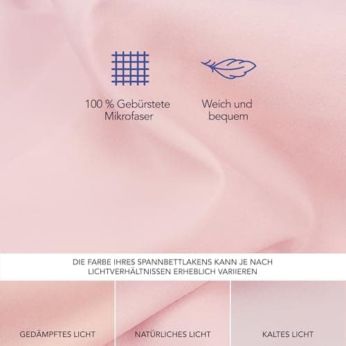 Dreamzie Spannbettlaken 120x200 cm – 100% Mikrofaser, Hoher Steg bis 35 cm