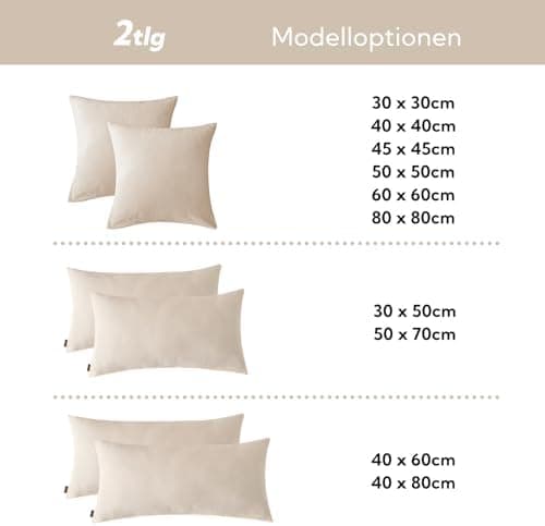 SOULFUL Doppelte Musselin-Kissenbezug 40x80 cm – Baumwolle, OEKO-TEX STANDARD 100