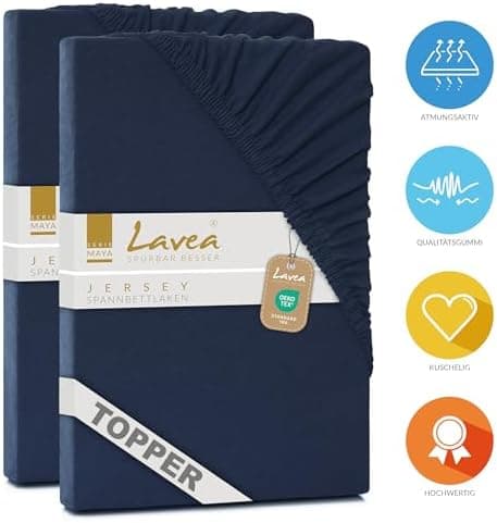 2er-Set Spannbettlaken 120x200 cm – 100% Baumwolle, passend für Matratzen bis 20 cm