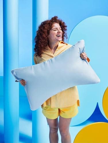 Cloudpillo Kissenbezug 40x80 cm 2er‑Pack – Premium atmungsaktive Baumwolle, ultraweich, mit Reißverschluss, antibakterie