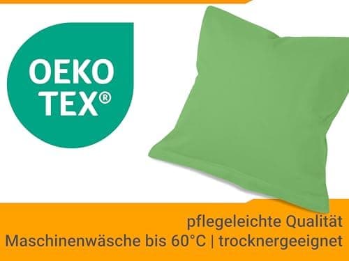 Doppelpack Baumwoll-Kissenbezüge 40 x 15 cm – Navyblau, schlichtes modernes Design