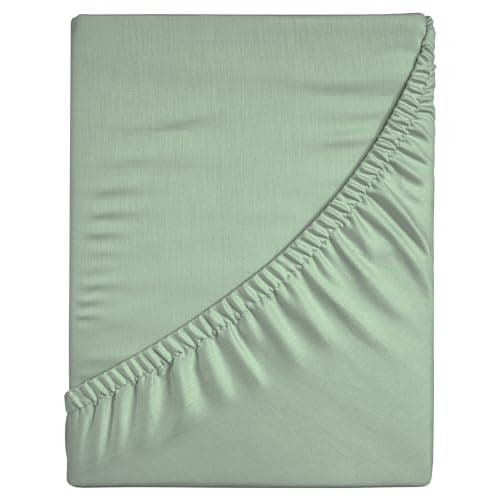Komfortec Spannbettlaken 90x200 cm Jersey-Baumwolle – OEKO-TEX® Standard 100, Rundumgummizug für perfekte Passform, Weiß
