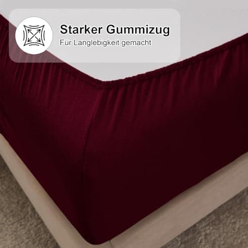 CELESTA Spannbettlaken 140 x 200 cm – 100% Baumwolle (OEKO‑TEX STANDARD 100) – für Matratzen bis 30 cm