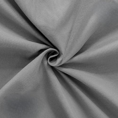 BARBONS Spannbettlaken 140x200 cm – 100% Baumwolle Jersey, für Boxspringbett & Matratzen bis 27 cm – Hellgrau