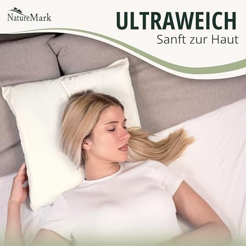 NatureMark Jersey Kissenbezüge – weich & atmungsaktiv, hautfreundlich – 40x40 cm, Anthrazit