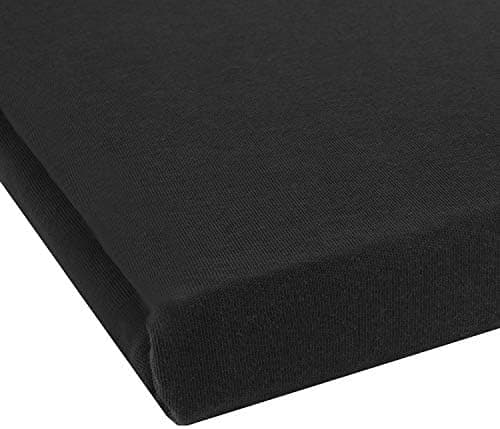 NatureMark Jersey-Spannbettlaken – 100% Baumwolle, 120 x 200 cm (Schoko Braun)