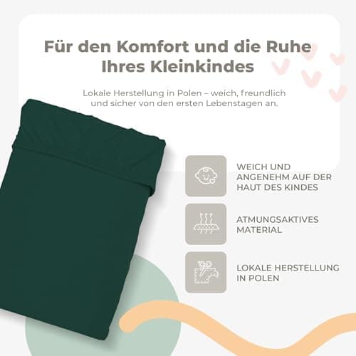 Soft Dream Spannbettlaken 90x200 cm Dunkelgrau – 100% gekämmte Baumwolle Jersey – für Kinder- & Juniorbett