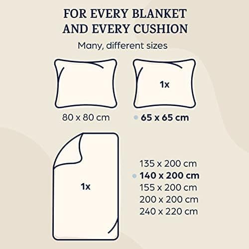 sleepwise Bettwäsche 135x200 Mikrofaser – ÖKO‑TEX zertifiziert, bügelfrei & knitterfrei, 2‑tlg. (inkl. 80x80 cm Kissenbe