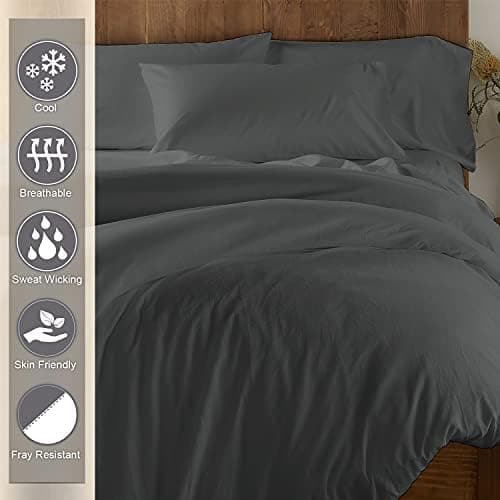 Pizuna Kissenbezüge 2er-Pack 40 x 80 cm Dunkelblau – 100% Langstapel-Baumwolle, 400 Fadenzahl