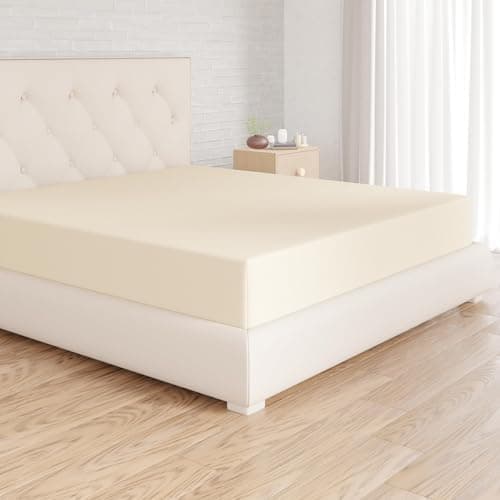 Amazon Basics Spannbettlaken – Mikrofaser Spannbetttuch 150 x 200 x 30 cm (für Matratzen bis 30 cm)