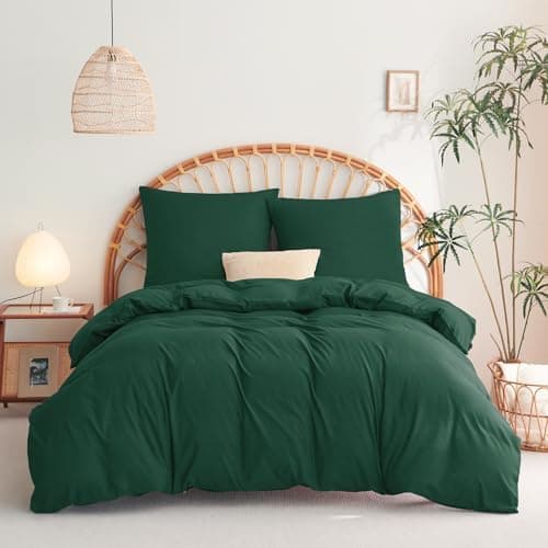 WAVVE Bettwäsche 135x200 – 4‑teiliges Mikrofaser‑Set Anthrazit (inkl. 2×80×80 cm Kissenbezüge) mit Reißverschluss, OEKO‑