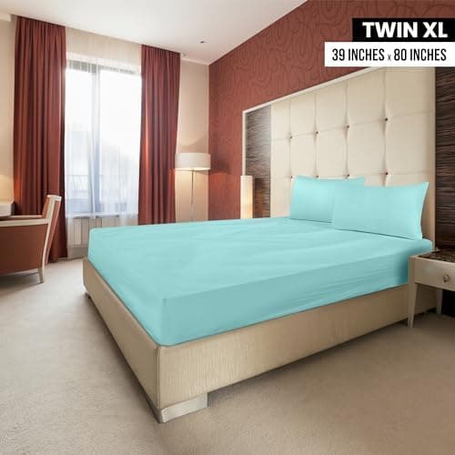 Utopia Bedding 2er-Set Spannbettlaken 140 x 200 cm – OEKO-TEX MADE IN GREEN zertifiziert – 35 cm Tiefe Tasche