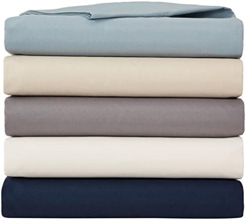 Amazon Basics Spannbettlaken – Mikrofaser Spannbetttuch 150 x 200 x 30 cm (für Matratzen bis 30 cm)