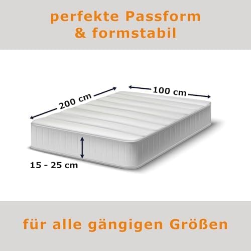 home4good Spannbettlaken 120x200 cm – Jersey 100% Baumwolle (OEKO-TEX STANDARD 100) – für Matratzenhöhe 15–25 cm, Weiß