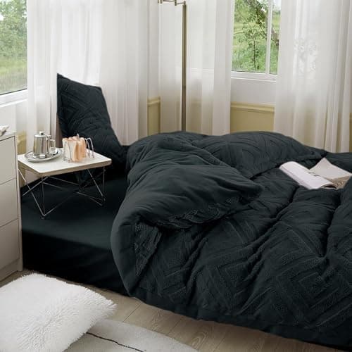 Kuschelige Plüsch-Bettwäsche 135x200 cm – Teddy-Fleece, extra warm, inkl. Kissenbezug 80x80 cm (Grau)