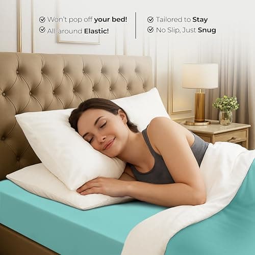 Utopia Bedding 2er-Set Spannbettlaken 140 x 200 cm – OEKO-TEX MADE IN GREEN zertifiziert – 35 cm Tiefe Tasche
