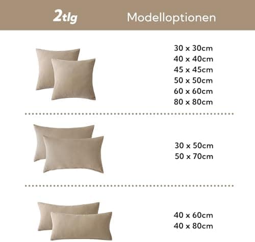 SOULFUL Doppelte Musselin-Kissenbezug 40x80 cm – Baumwolle, OEKO-TEX STANDARD 100
