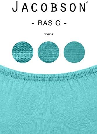 Jacobson Spannbettlaken für Wasserbett & Boxspringbett – 180 × 200 bis 200 × 220 cm