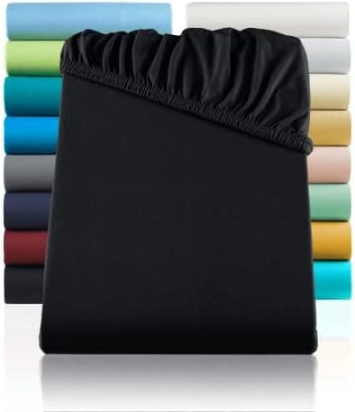 Jersey-Spannbettlaken 100% Baumwolle 180×200–200×200 cm