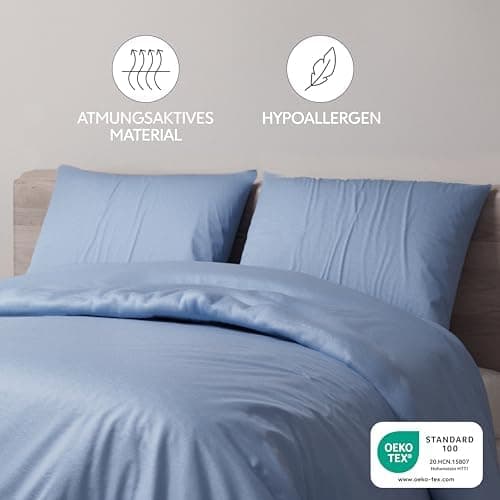 Dreamzie Kissenbezug 40x80 (2er Set) – Mikrofaser weich, OEKO-TEX STANDARD 100, Anthrazit mit Reißverschluss
