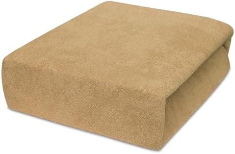 Elastisches Jersey-Spannbettlaken 90x180 cm – 100% Baumwolle, kuschelig warm