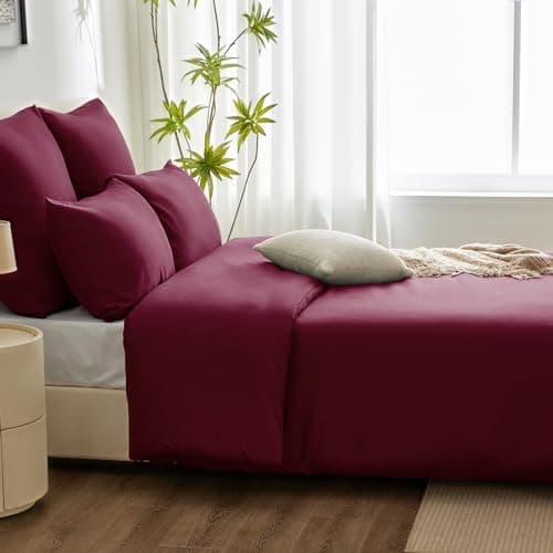 WAVVE Bettwäsche 135x200 – 4‑teiliges Mikrofaser‑Set Anthrazit (inkl. 2×80×80 cm Kissenbezüge) mit Reißverschluss, OEKO‑