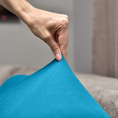 leevitex® Spannbettlaken 180x200–200x200 cm | 100% Jersey-Baumwolle | für Matratzen bis 25 cm