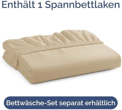 Spannbettlaken 180x200 cm – Extra tiefes Spannbetttuch bis 40 cm (16") – Weiche gebürstete Mikrofaser, knitterfrei & sch
