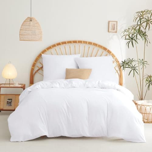 WAVVE Bettwäsche 135x200 – 4‑teiliges Mikrofaser‑Set Anthrazit (inkl. 2×80×80 cm Kissenbezüge) mit Reißverschluss, OEKO‑