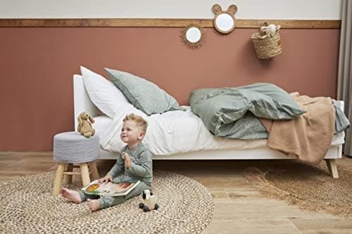 Meyco Home Spannbettlaken (Jersey) – 100% Baumwolle, 120×200 cm (für Matratzen bis 30 cm)