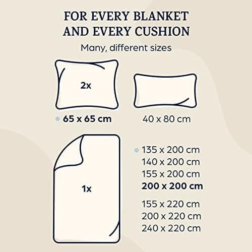 sleepwise Bettwäsche 135x200 Mikrofaser – ÖKO‑TEX zertifiziert, bügelfrei & knitterfrei, 2‑tlg. (inkl. 80x80 cm Kissenbe