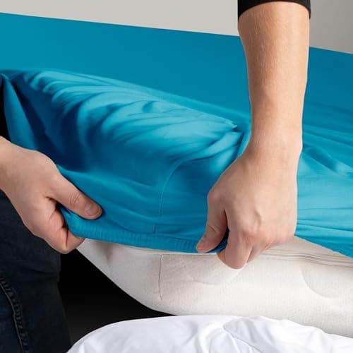 DecoKing Spannbettlaken 180 x 200 & 200 x 200 cm – 100% gekämmte Baumwolle (Jersey)