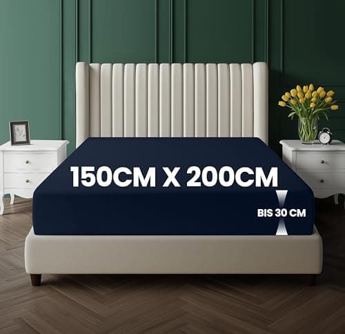 Utopia Bedding Spannbettlaken 120 x 200 cm für Matratzen bis 30 cm – gebürstete Mikrofaser, OEKO‑TEX® STANDARD 100