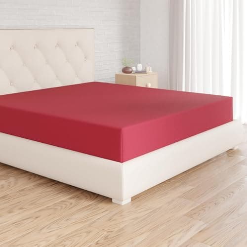 Amazon Basics Spannbettlaken – Mikrofaser Spannbetttuch 150 x 200 x 30 cm (für Matratzen bis 30 cm)