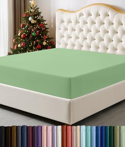 Utopia Bedding 2er-Set Spannbettlaken 140 x 200 cm – OEKO-TEX MADE IN GREEN zertifiziert – 35 cm Tiefe Tasche