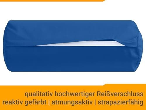 Doppelpack Baumwoll-Kissenbezüge 40 x 15 cm – Navyblau, schlichtes modernes Design