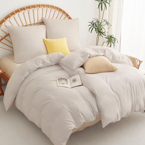 WAVVE Bettwäsche 135x200 – 4‑teiliges Mikrofaser‑Set Anthrazit (inkl. 2×80×80 cm Kissenbezüge) mit Reißverschluss, OEKO‑