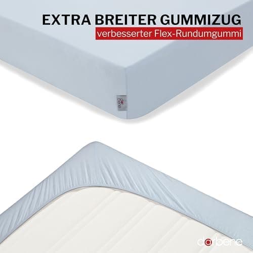 Spannbettlaken 140x200 cm – Jersey Baumwolle, Oeko‑TEX zertifiziert