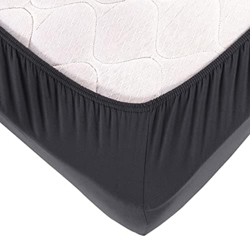 Vency Spannbettlaken 90x200 cm – 100% Baumwolle, für Matratzen bis 35 cm