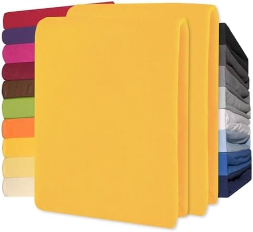 CelinaTex Jersey-Spannbettlaken 90x200–100x200 cm bis 26 cm Matratzenhöhe | 100% gekämmte Baumwolle | OEKO‑TEX STANDARD