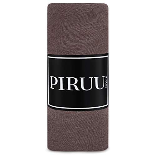 Jersey-Spannbettlaken aus Baumwolle – elastisch & extra weich, Beige (90 x 200 cm)