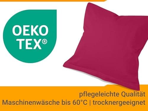 Doppelpack Baumwoll-Kissenbezüge 40 x 15 cm – Navyblau, schlichtes modernes Design