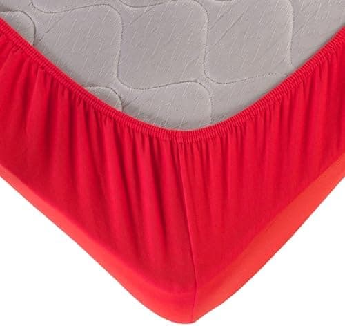 Vency Spannbettlaken 90x200 cm – 100% Baumwolle, für Matratzen bis 35 cm