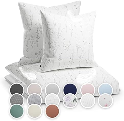 sleepwise Bettwäsche 135x200 Mikrofaser – ÖKO‑TEX zertifiziert, bügelfrei & knitterfrei, 2‑tlg. (inkl. 80x80 cm Kissenbe