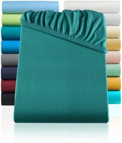 Jersey-Spannbettlaken 100% Baumwolle 180×200–200×200 cm