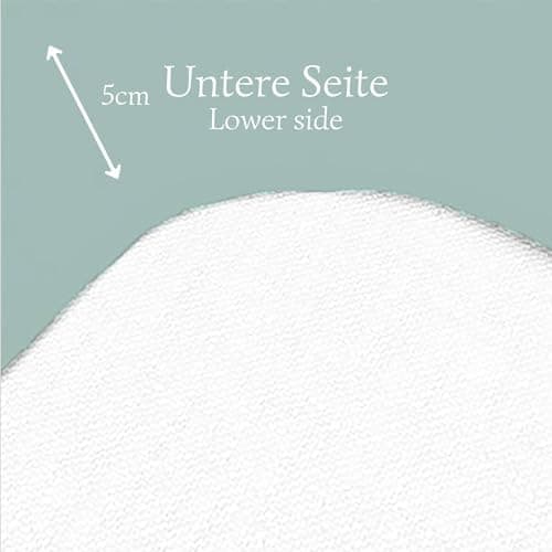 Jersey-Spannbettlaken / Spannbetttuch – 100% Baumwolle, 180x200–200x200 cm