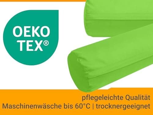 Doppelpack Baumwoll-Kissenbezüge 40 x 15 cm – Navyblau, schlichtes modernes Design
