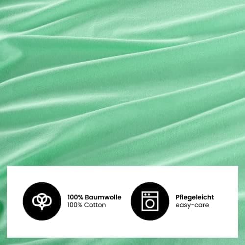 Jersey-Spannbettlaken 100% Baumwolle 180×200–200×200 cm