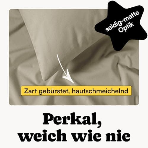 Perkal Kissenbezug Set 40x80 cm (2er) – 100% Bio-Baumwolle